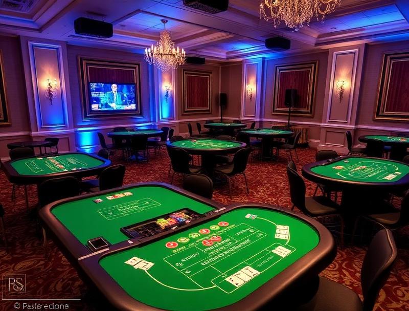casino table hire